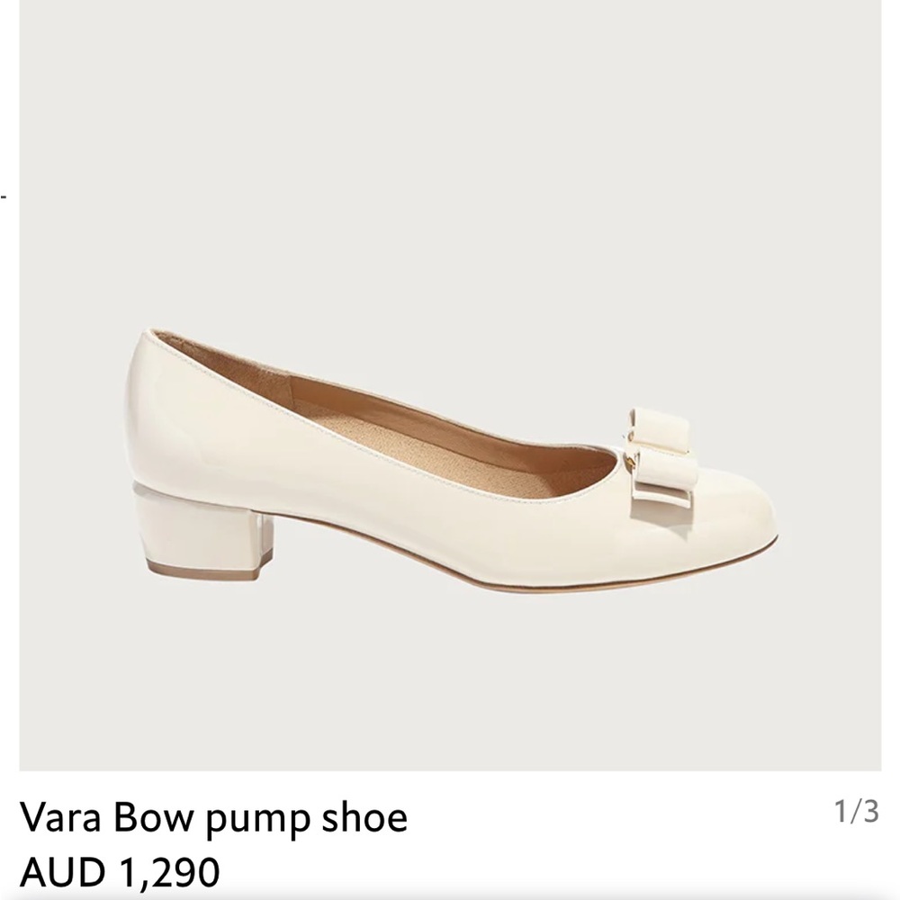 Authentic Ferragamo Bow Pump Shoe 💖 - Picture 7 of 7